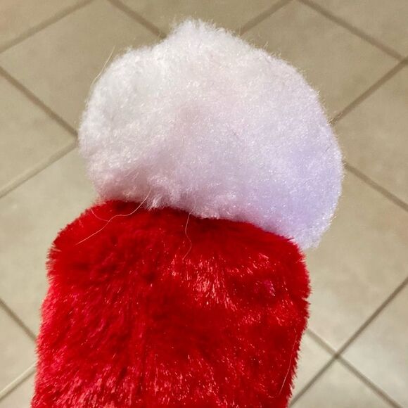 DOOR DRAFT STOPPER Santa Suit Red White with Gold Bells 36 x 3 inches - Picture 4 of 4